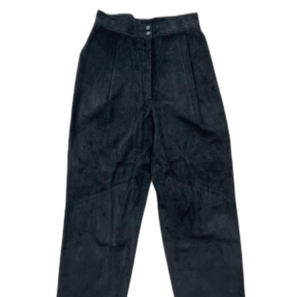 Vintage Danier Black Suede Pants